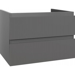 Sally Bathroom Base cabinet 80 cm gray high gloss - SLY080.03A - 0