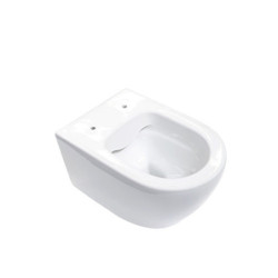 Belvit Spülrandloses Wand Hänge WC Spülrandlos Toilette Weiß - AL5513 - 0