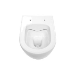 Belvit Spülrandloses Wand Hänge WC Spülrandlos Toilette Weiß - AL5513 - 1