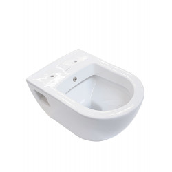 Creavit Design Hänge WC mit Taharet/Bidet/Dusch-WC Funktion Weiß - TP325-50CB00E-0005 - 0