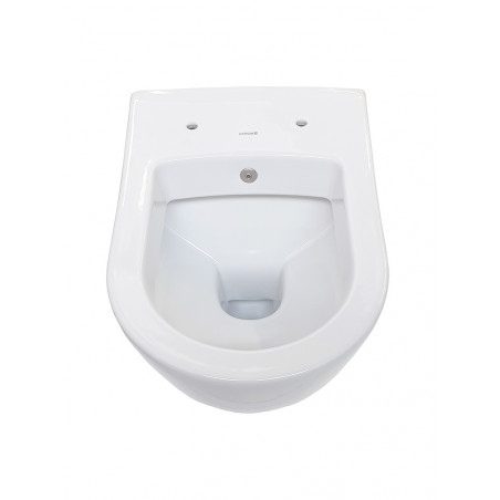 Creavit Design Hänge WC mit Taharet/Bidet/Dusch-WC Funktion Weiß