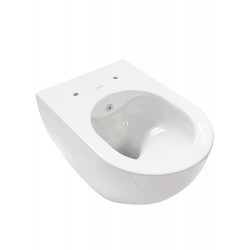 Creavit Design RimOff Hänge WC mit Taharet/Bidet/Dusch-WC Funktion Weiß - FE322-00CB00E-0005 - 0