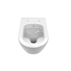 Aloni hanging WC with Taharet / Bidet / Shower WC and wall connection white - AL5508 - 0
