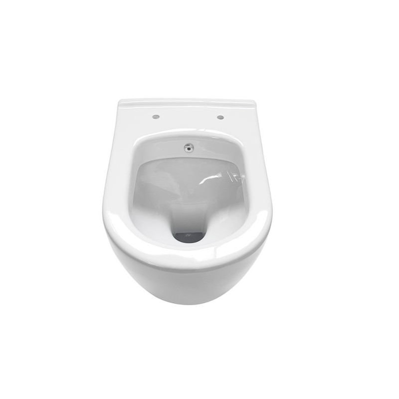Aloni hanging WC with Taharet / Bidet / Shower WC and wall connection white - AL5508 - cover