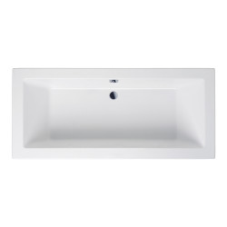 Aloni Acryl-Badewanne Ablauf Mitte Weiß (TxBxH) 180 x 80 x 60 cm - V493 - 0