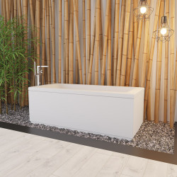 Aloni acrylic bathtub flow center white (TXBXH) 180 x 80 x 60 cm - V493 - 2