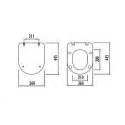 Creavit Duroplast WC Sitz Toilettensitz Absenkautomatik Softclose Gold - KC0903.01.0300E - 1