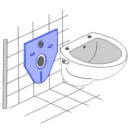 Aloni Schallschutz für Wand WC und Bidet