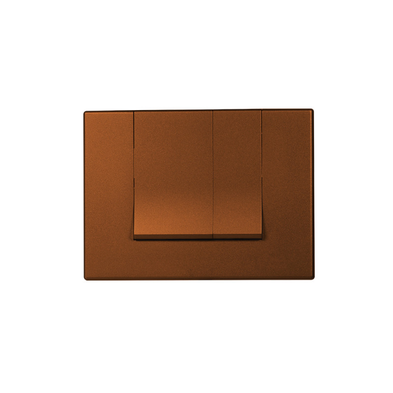 Belvit Madrid Betätigungsplatte für 2-Mengen-Spülung Bronze Matt - BV-DP2009 - cover