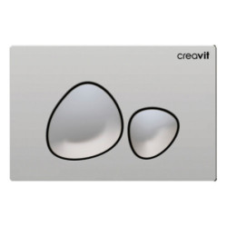 Creavit Spa Toilet Stock Plate 2-Quantity Rinsing Chrome - GP7004.00 - 0