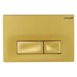 Creavit ORE WC Stock Plate 2-Quantity Flushing Gold - GP3006.00 - 0