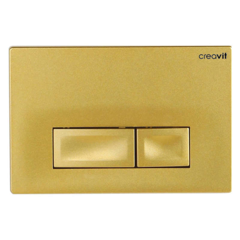 Creavit ORE WC Stock Plate 2-Quantity Flushing Gold - GP3006.00 - cover