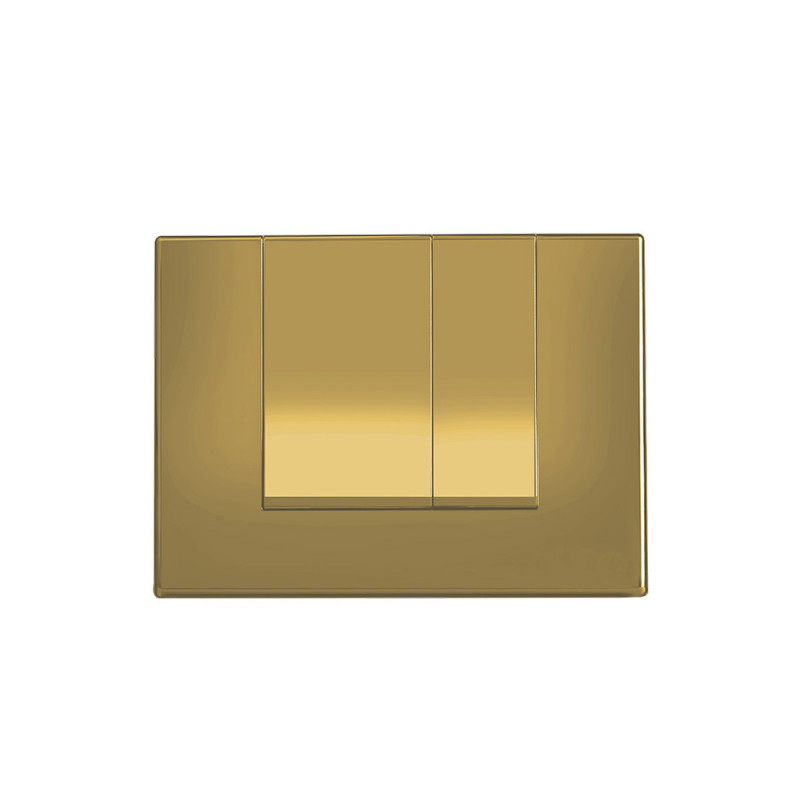 Belvit Madrid Betätigungsplatte für 2-Mengen-Spülung Gold Matt - BV-DP2004 - cover