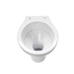 Stand WC Toilette Abgang Waagerecht Wand Tiefspüler Weiß Stehend NEU - BV-SW5001 - 1