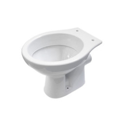 Stand WC Toilette Abgang Waagerecht Wand Tiefspüler Weiß Stehend NEU - BV-SW5001 - 2