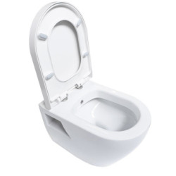 Hänge Dusch WC Taharet Bidet Funktion Toilette Soft-Close Deckel - AL5508+Deckel - 0