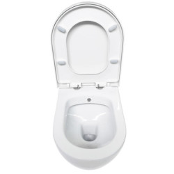 Hänge Dusch WC Taharet Bidet Funktion Toilette Soft-Close Deckel - AL5508+Deckel - 1