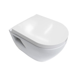 Hänge Dusch WC Taharet Bidet Funktion Toilette Soft-Close Deckel - AL5508+Deckel - 2