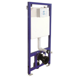 Aloni Wand / Hänge WC Toilette Softclose-Deckel Vorwandelement Betätigungsplatte - AL5509Komplett - 2