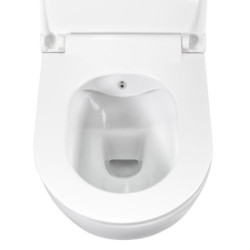 Hänge Dusch Wand WC Taharet / Bidet Funktion Toilette Taharat Spülrandlos Aloni - AL5512+AL0411 - 1