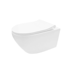 Spülrandloses Taharet Dusch WC inkl. Armatur + Sitz Toilette mit Bidet Funktion - AL55800+AL0411 - 3