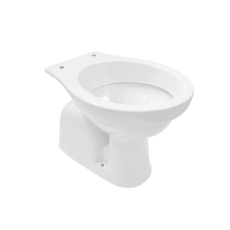 Stand WC Toilette Abgang Boden Weiß Tiefspüler
