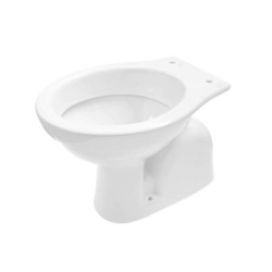 Belvit Stand WC Toilette Abgang Senkrecht Boden Weiß Tiefspüler - BV-SW4001 - 2