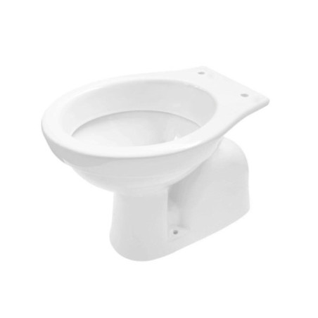 Belvit Stand WC Toilette Abgang Senkrecht Boden Weiß Tiefspüler
