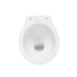 Belvit Stand WC Toilette Abgang Senkrecht Boden Weiß Tiefspüler - BV-SW4001 - 3