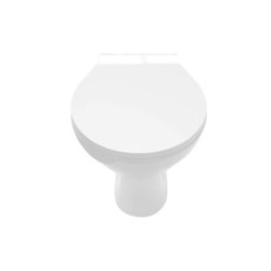 Belvit Stand WC Toilette Abgang Boden Senkrecht + Softclose Deckel - BV-SW4001+BV-D0400 - 1