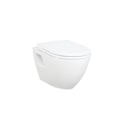 Creavit Hänge Wand WC Toilette oval Weiß - TP325-51CB00E-0000 - 1