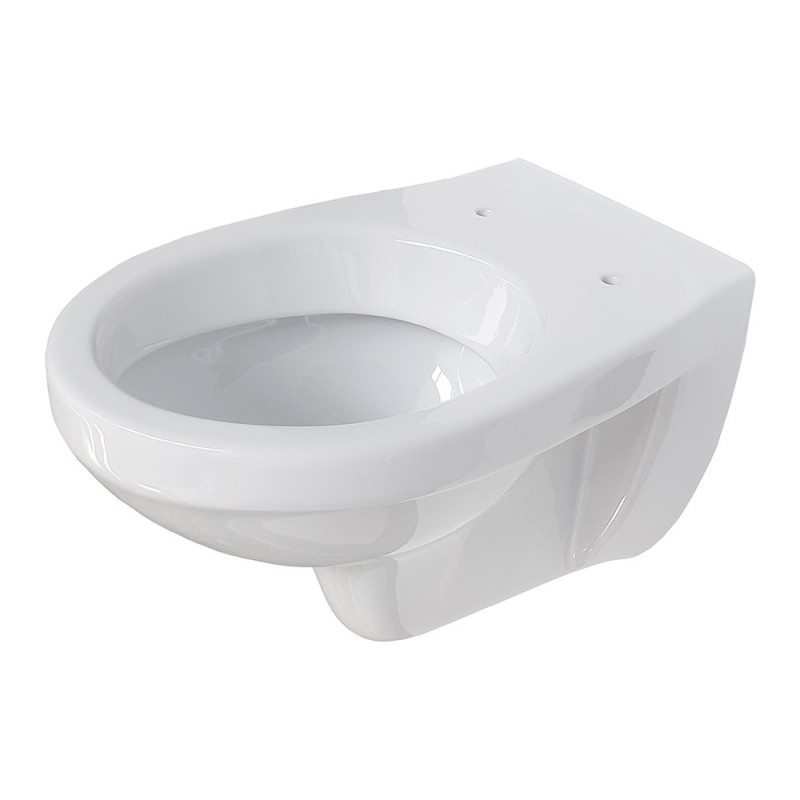 Design Hänge Wand WC Toilette Keramik (RosenStern) - Tiefspüler NEU Weiß - UNI - cover