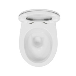 Design Hänge Wand WC Toilette Keramik (RosenStern) - Tiefspüler NEU Weiß - UNI - 2