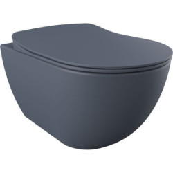Creavit Duroplast WC Sitz Toilettensitz Absenkautomatik Softclose Basalt Matt - KC0903.01.0600E - 1